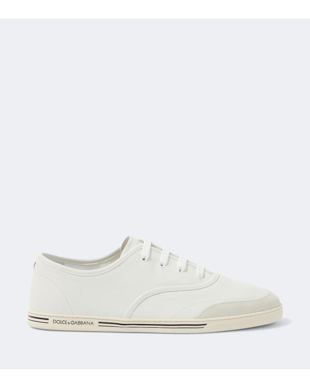 Dolce & Gabbana White Dolce & Gabbana Dolce & Gabbana Leather Sneakers for men