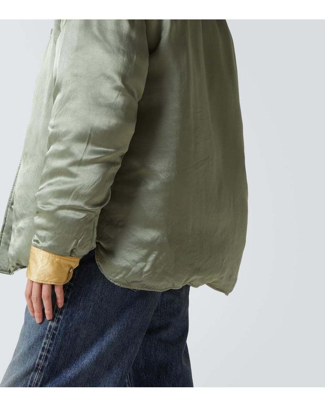 Visvim Green Lightcloud Down Jacket for men