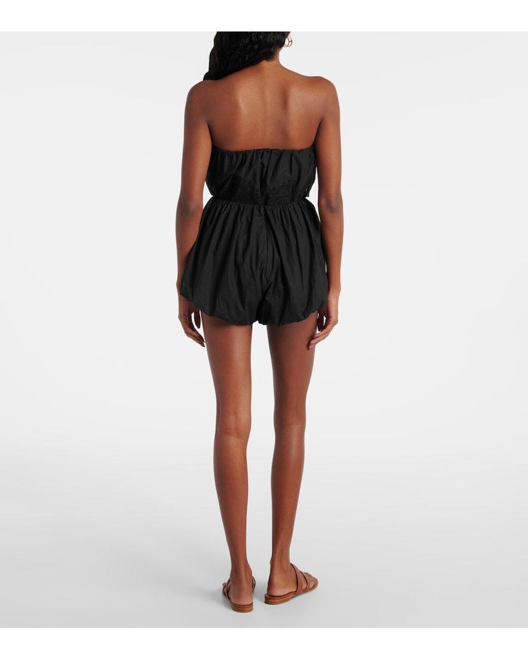 Posse Black Aurelia Cotton Shorts