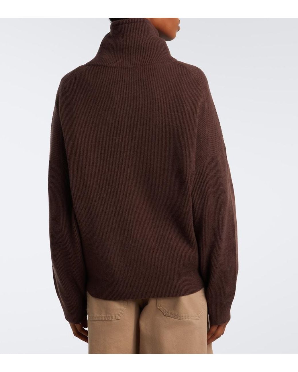 Brunello Cucinelli Brown Wool, Cashmere, And Silk Sweater