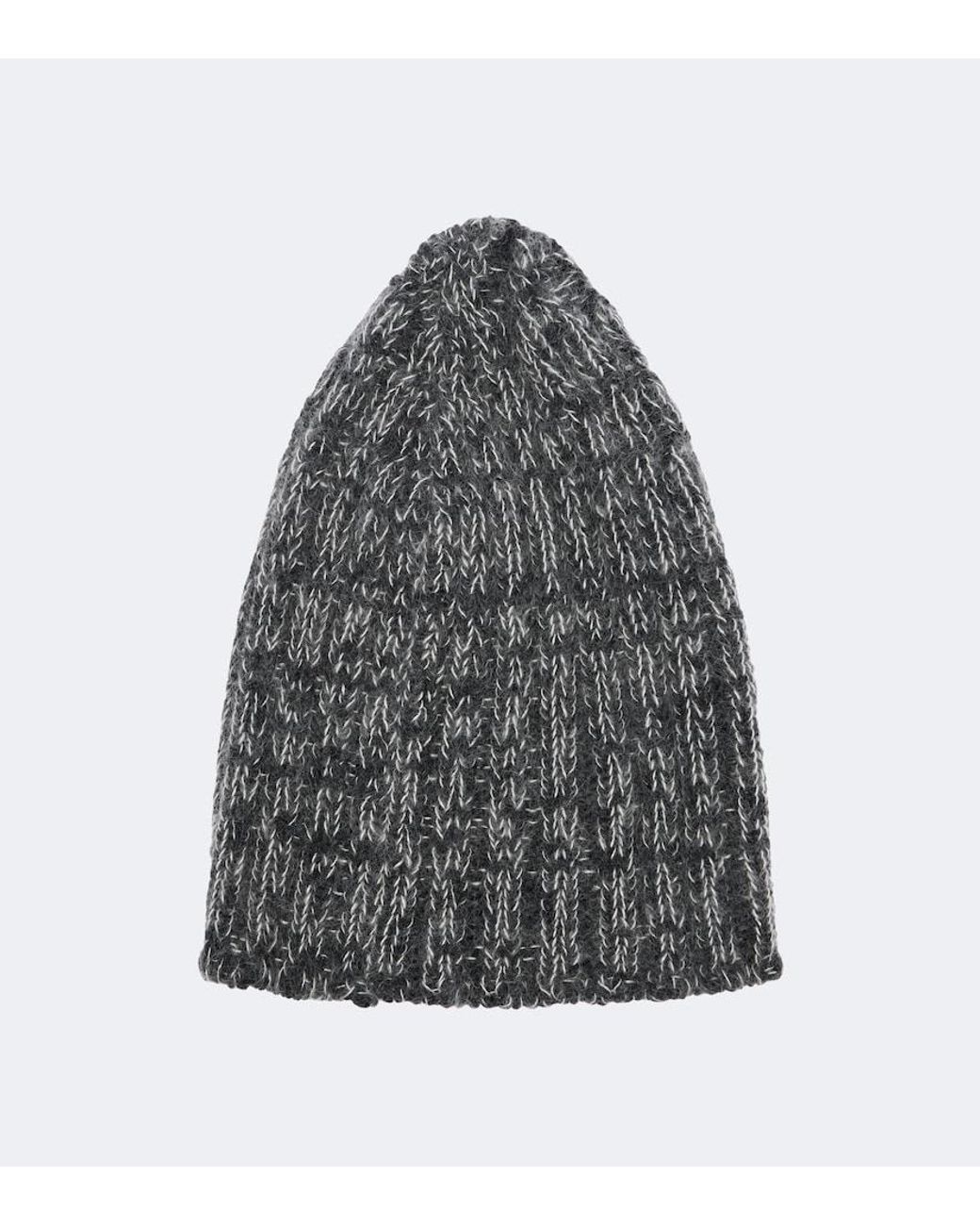 Khaite Gray Lake Cashmere, Mohair, And Silk Beanie
