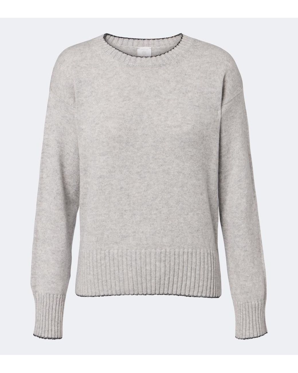 Eleventy Gray Cashmere Sweater