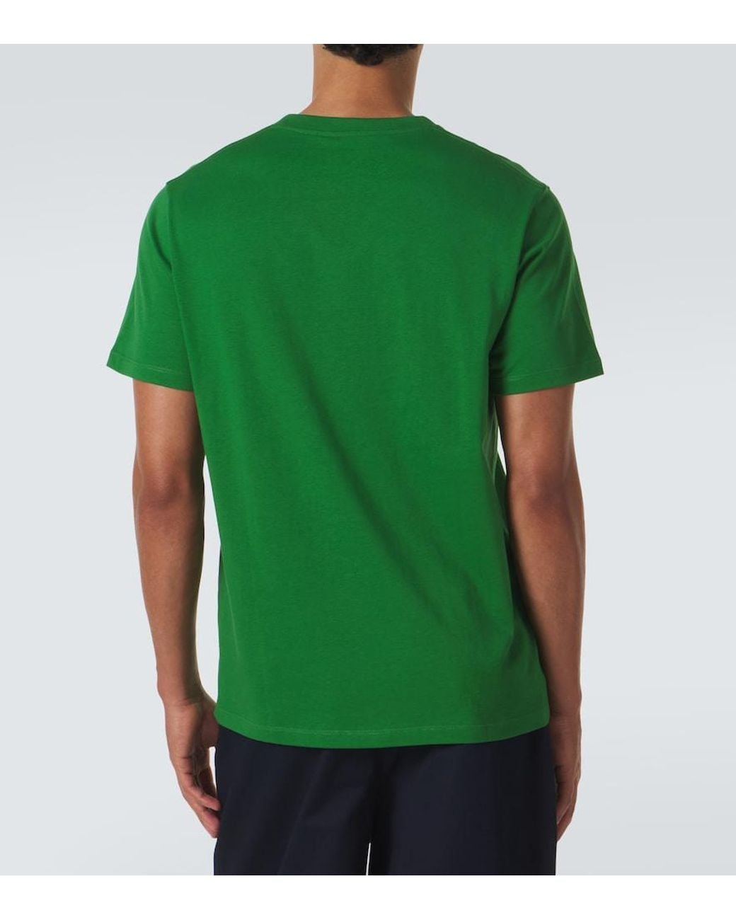 Loewe Green Anagram Cotton Jersey T-Shirt for men