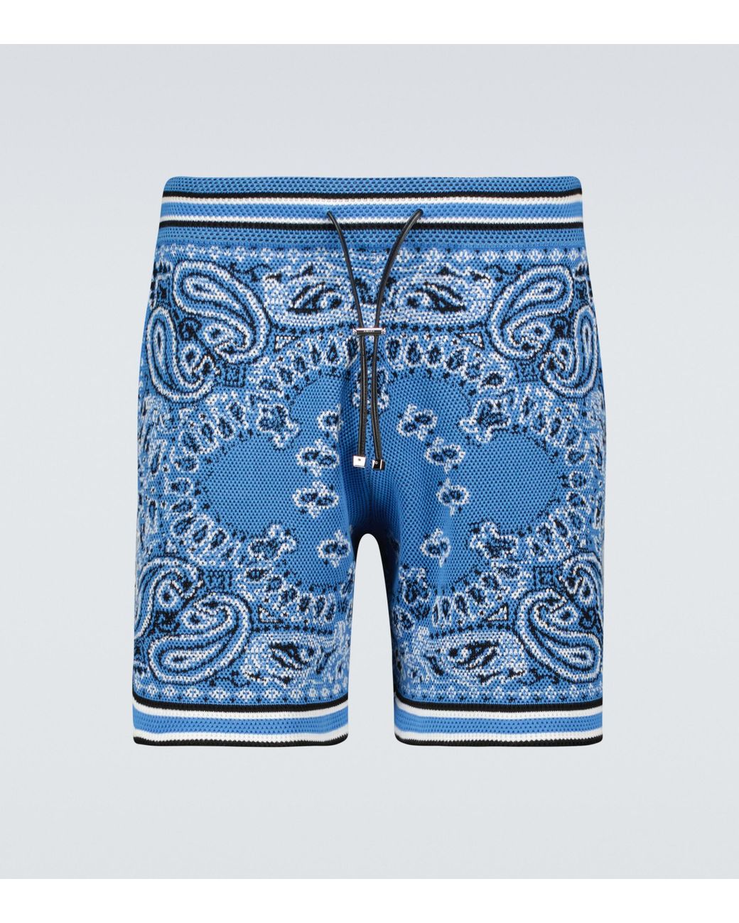 BANDANA B-BALL SHORTS - BLUE / BLACK