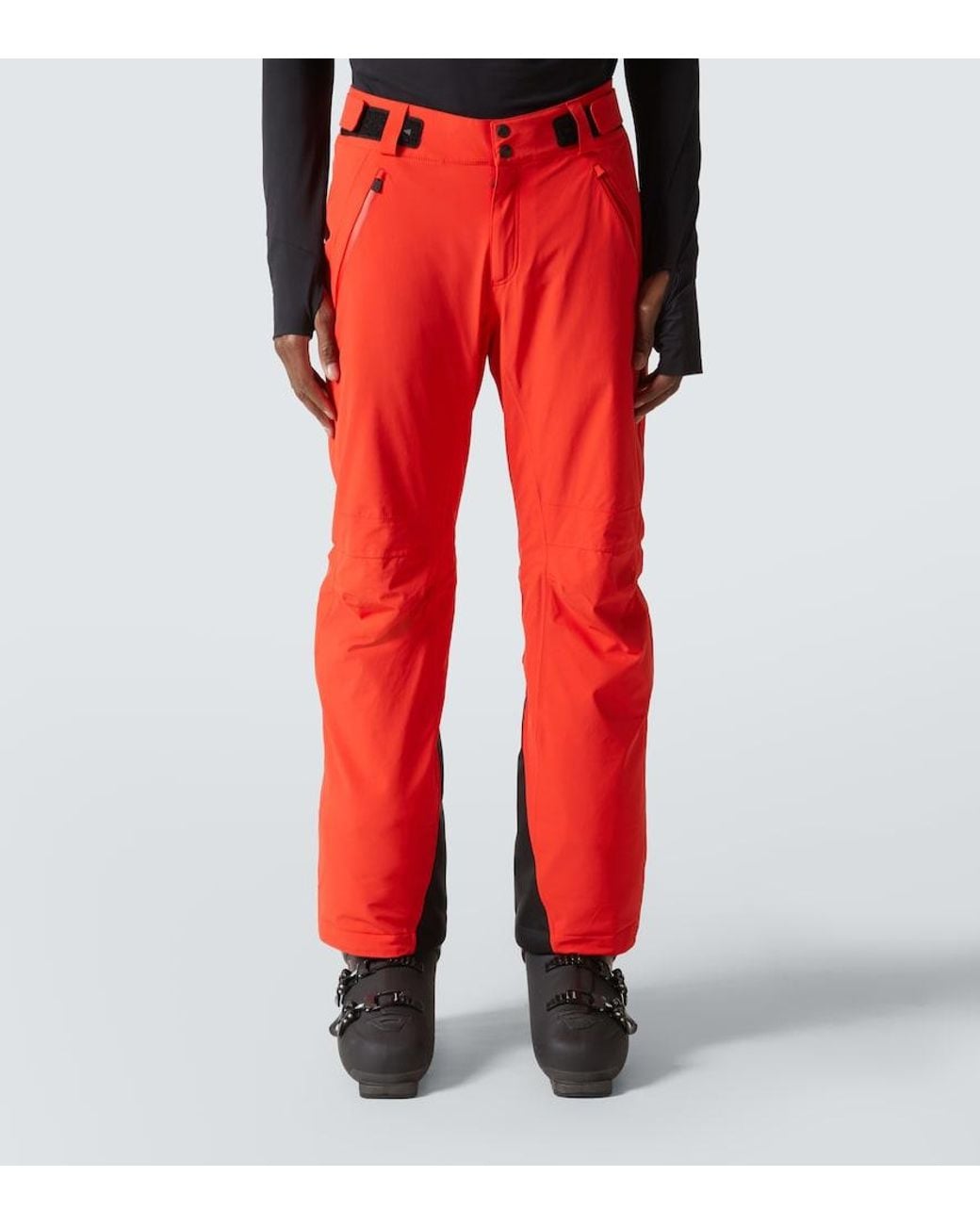 Pantaloni Da Sci Team Aztech di Aztech Mountain in Red da Uomo