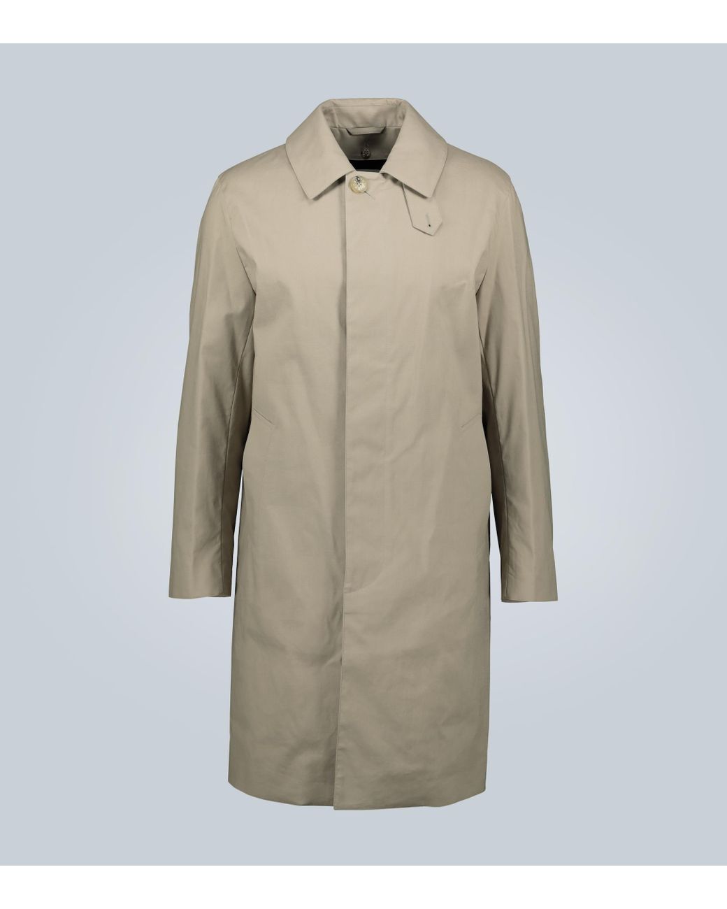 Mackintosh Dunkeld Bonded Cotton Coat With Detachable Warmer in Beige ...