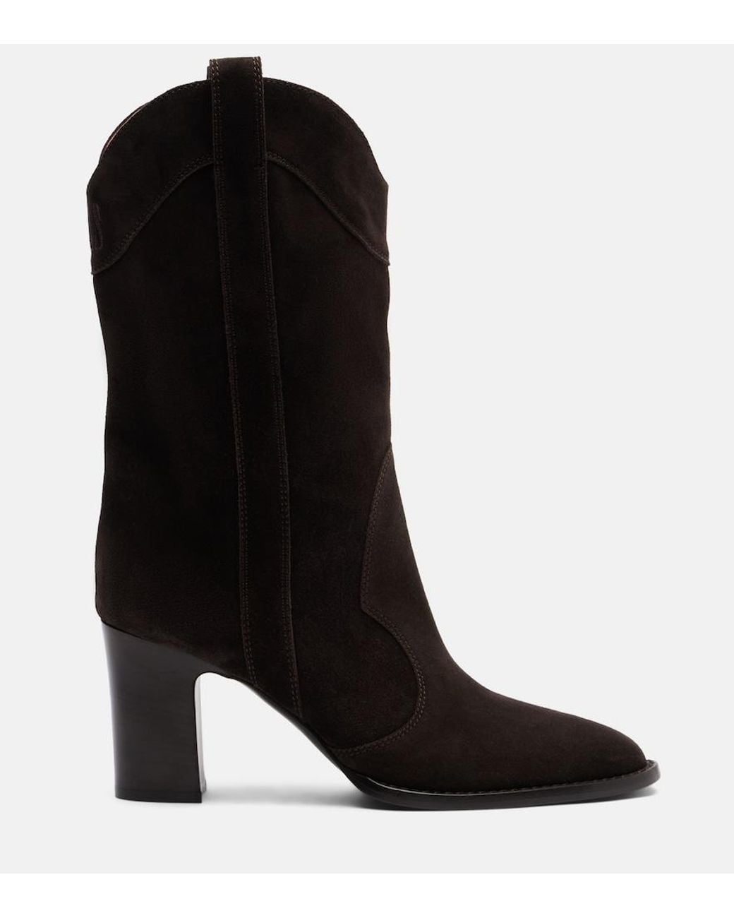 Paris Texas Black Belle Suede Ankle Boots