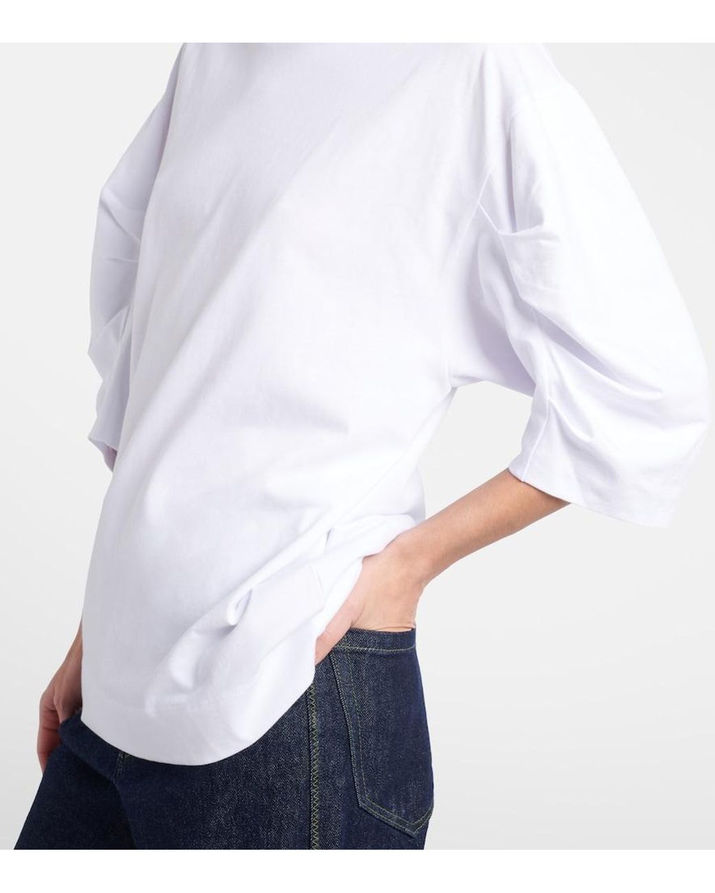 Dries Van Noten White Cotton T-Shirt