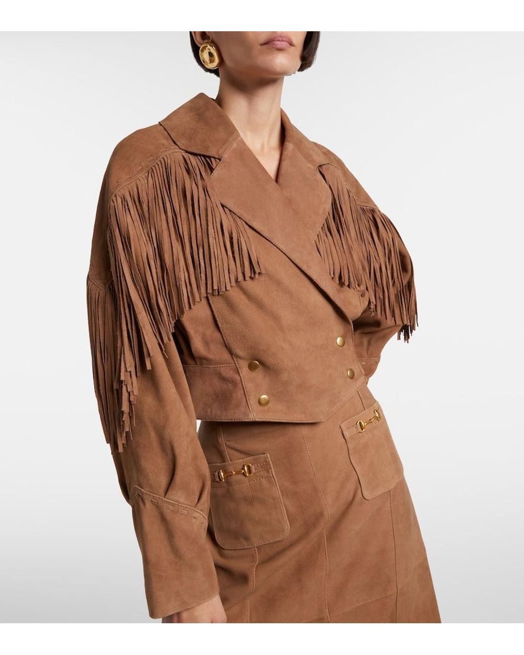 Veste Darragh En Daim Rixo en coloris Brown