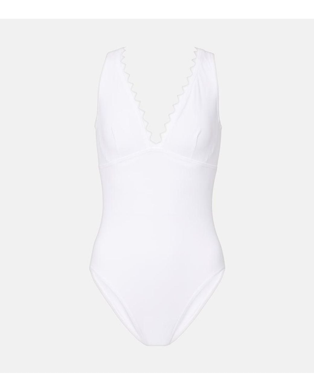 Karla Colletto White Ines Swimsuit