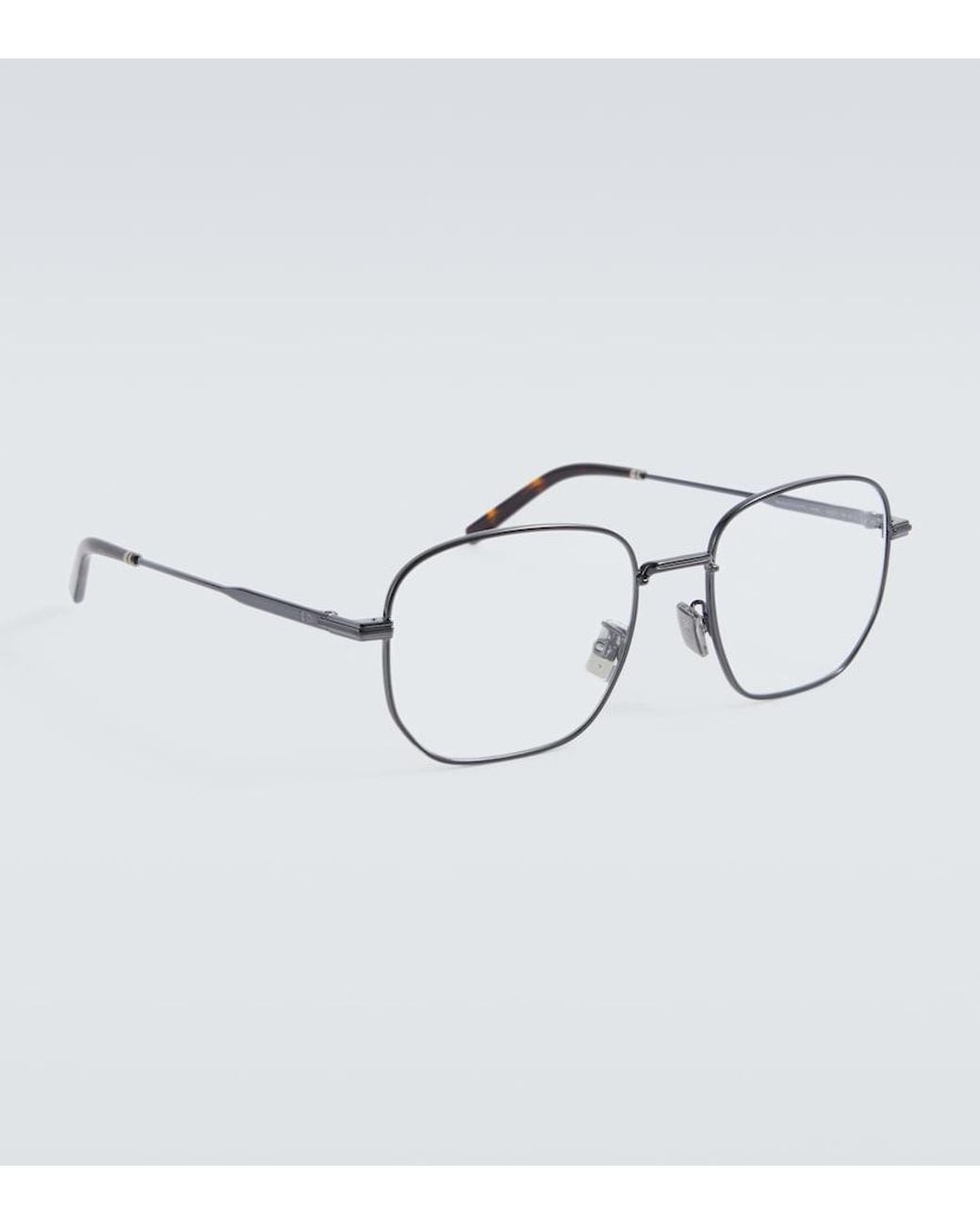 Dior Metallic Diorblacksuito S19U Square Glasses for men