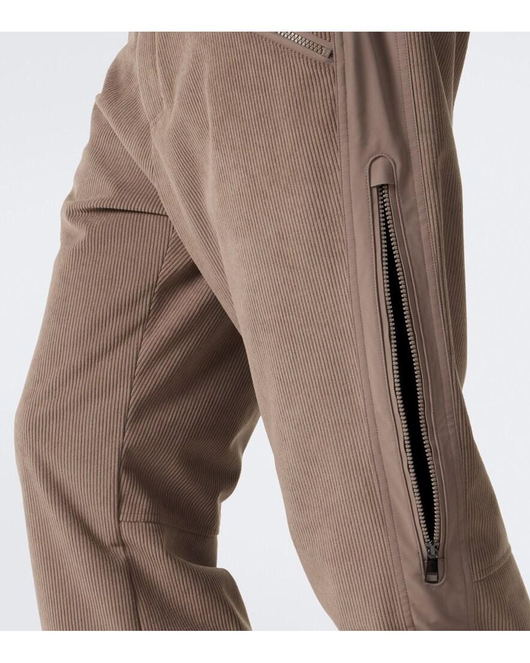 Bogner Brown Corven Belted Corduroy Ski Pants for men