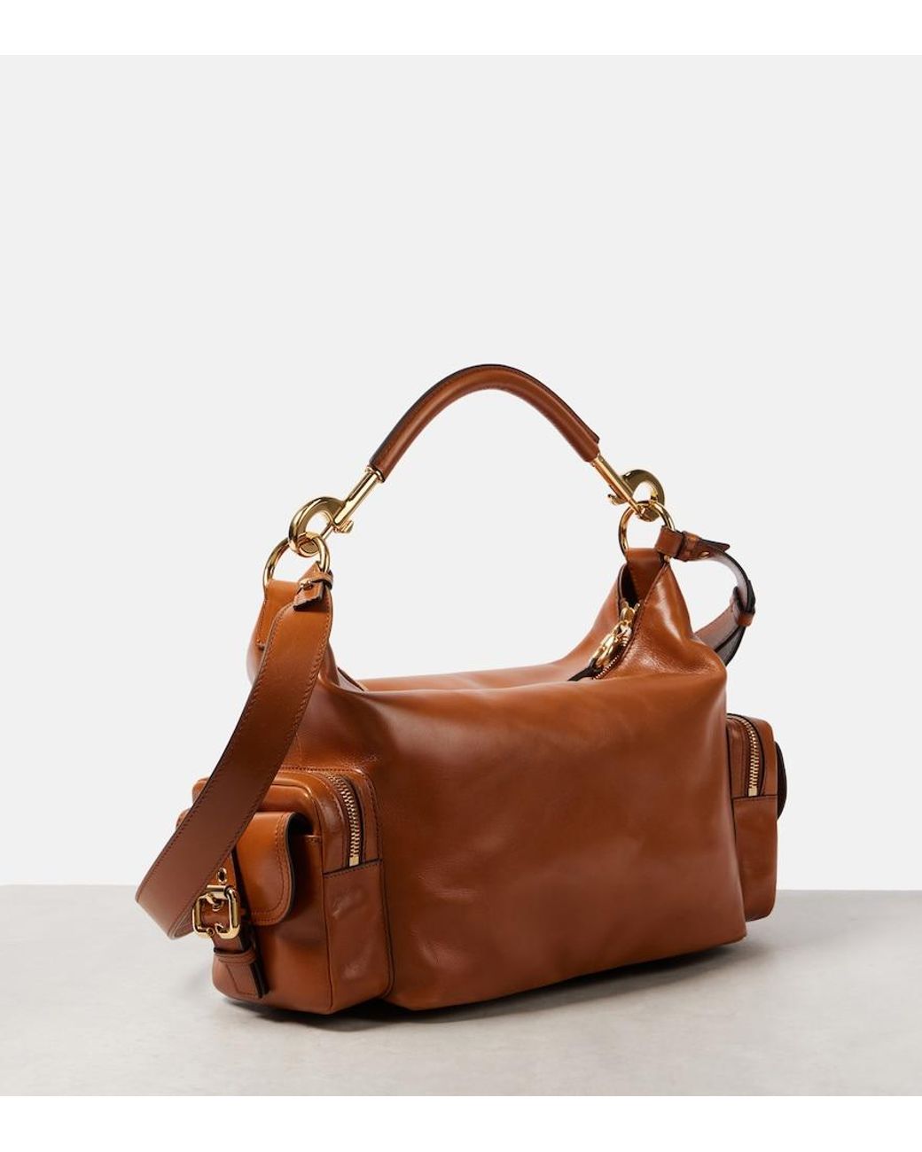 Chloé Brown Medium Leather Camera Bag