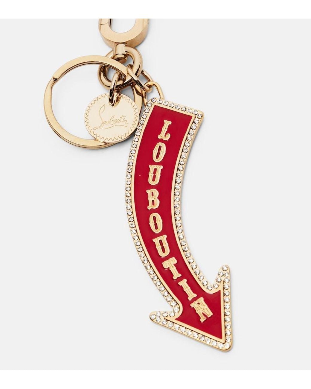 Christian Louboutin Red Logo Bag Charm