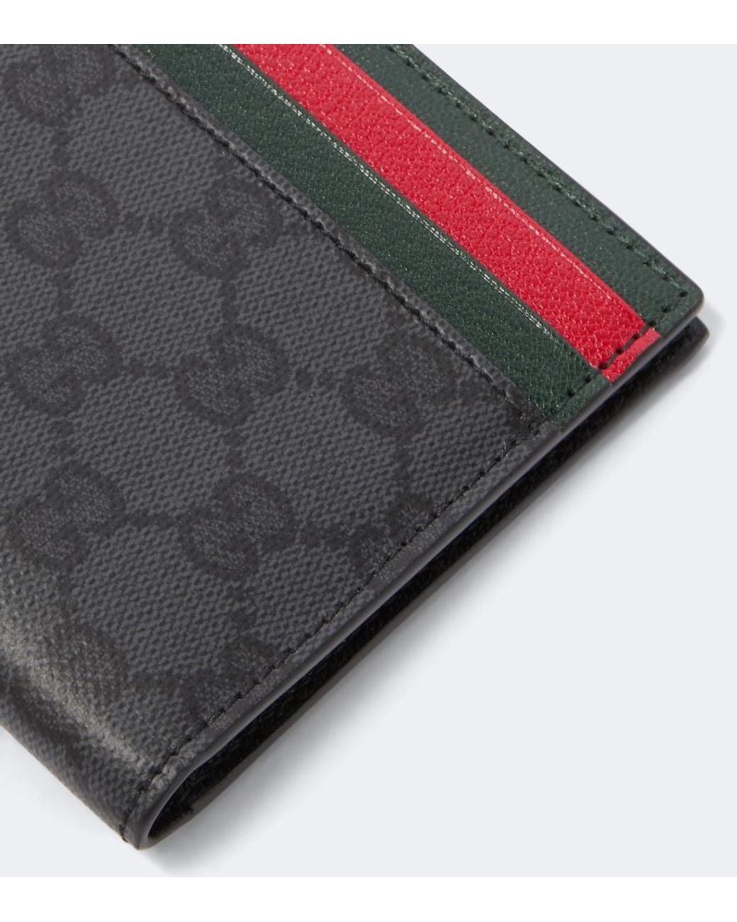 Gucci Black Gg Canvas Wallet for men