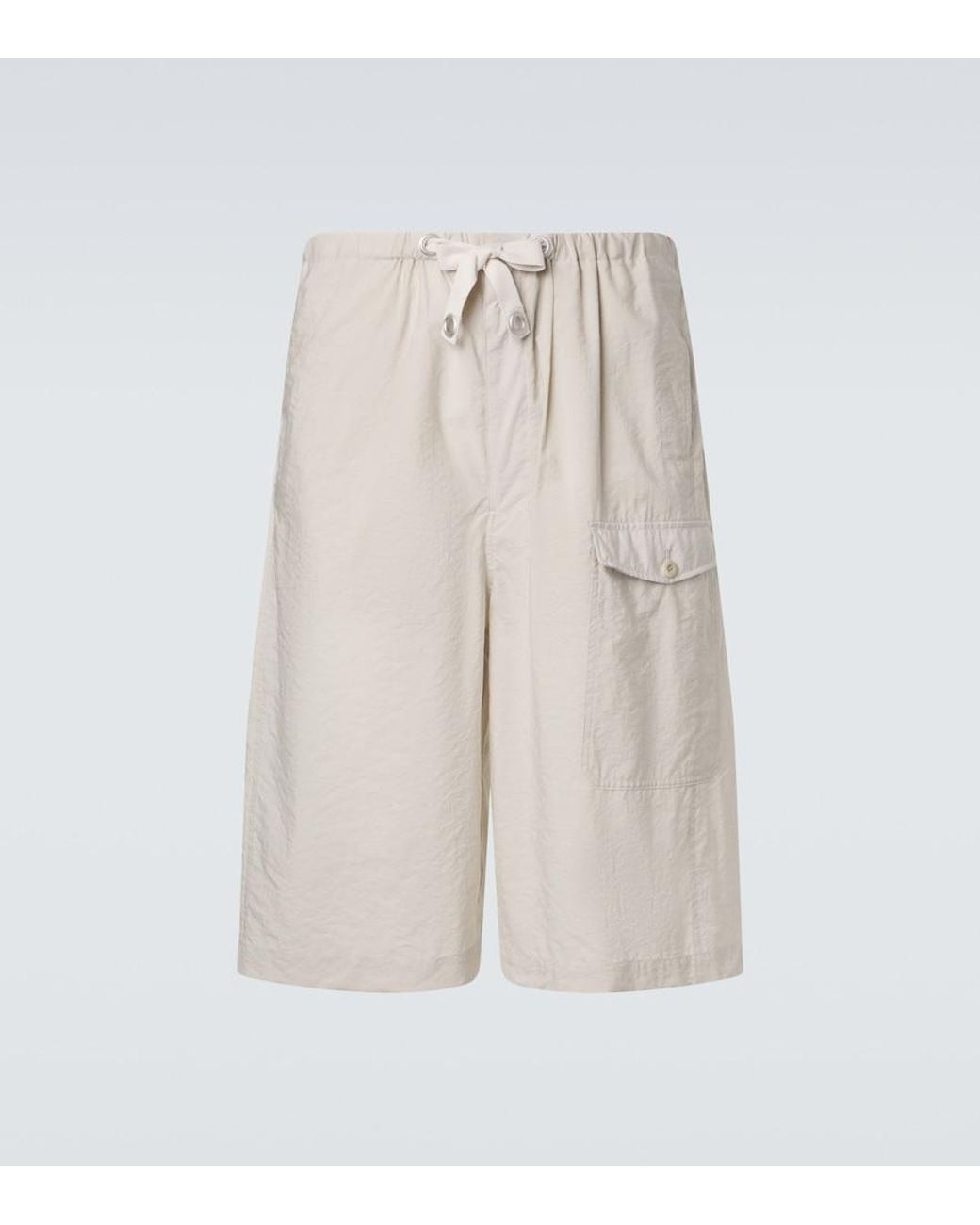 Lemaire Natural Cotton-Blend Bermuda Shorts for men