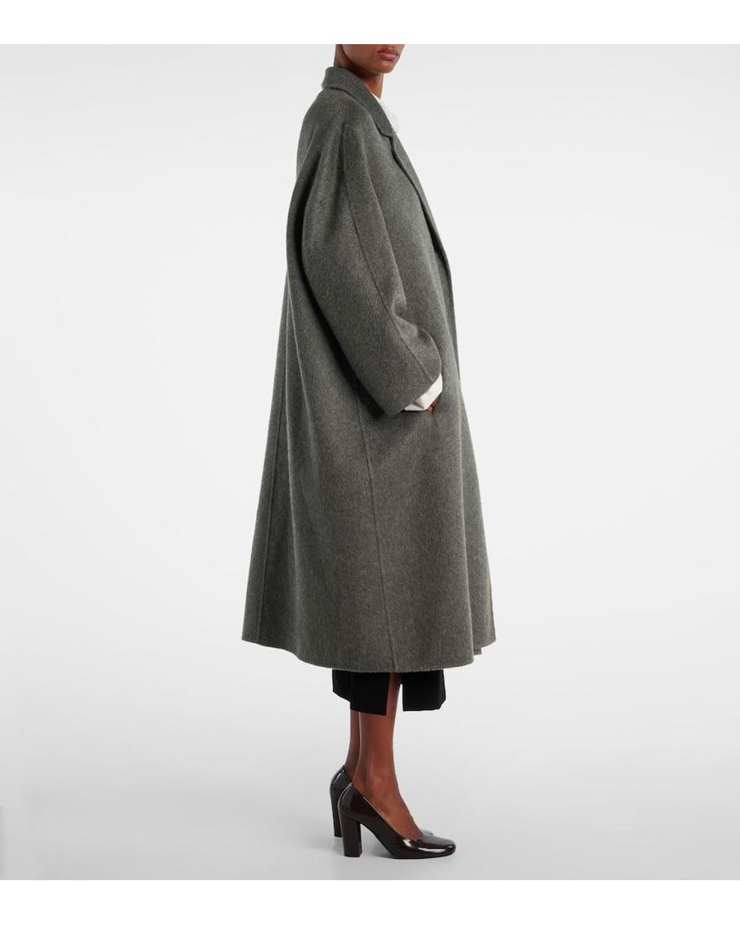 The Row Gray Gustaf Cashmere Coat