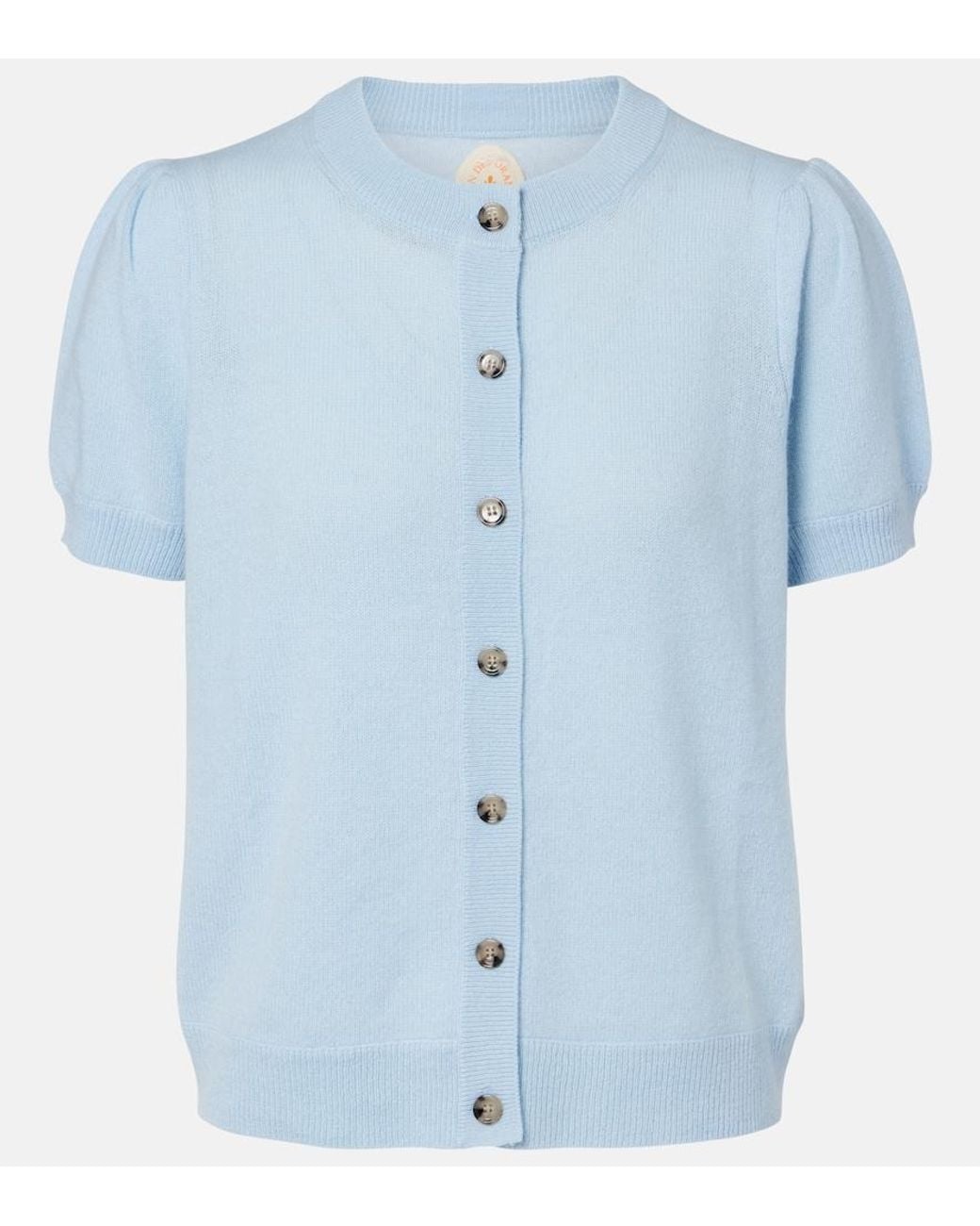 Jardin Des Orangers Blue Cashmere Cardigan