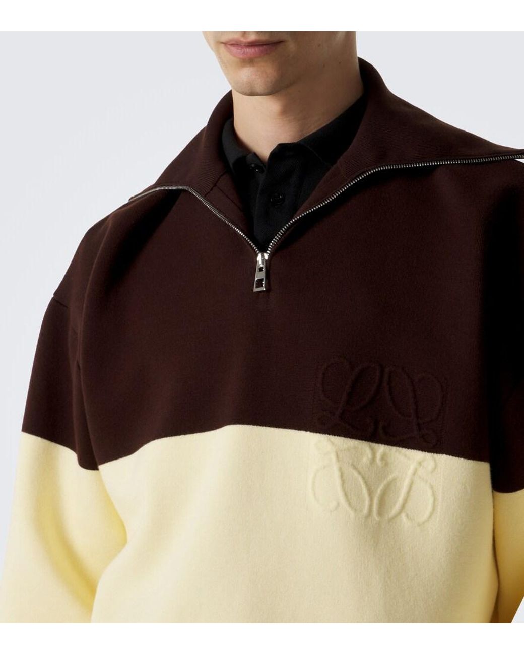 Pullover Anagram di Loewe in Yellow da Uomo