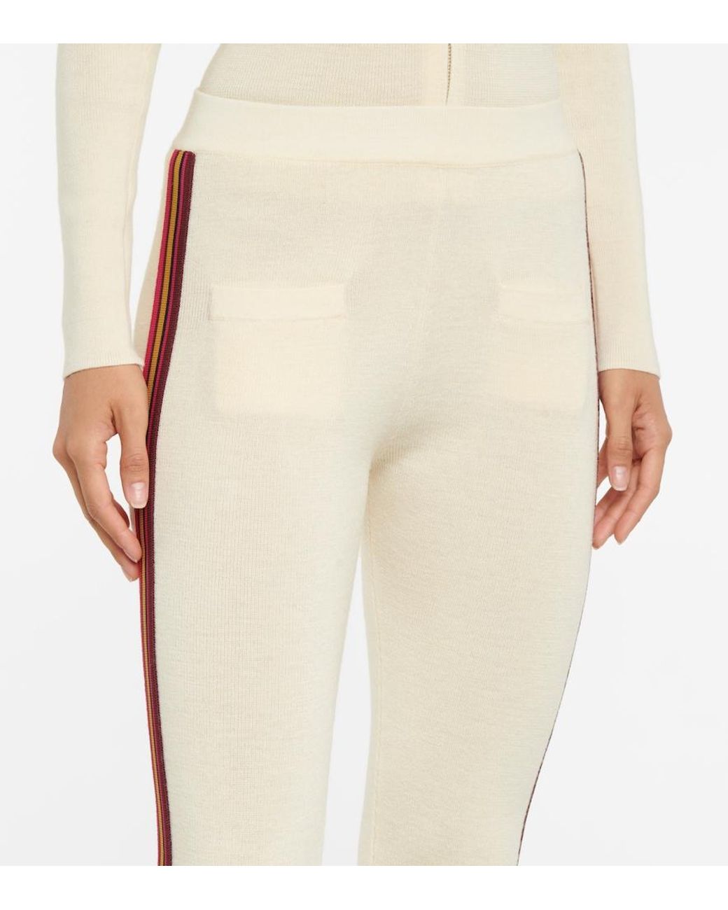 Isabel Marant Natural Fadena Jacquard Leggings