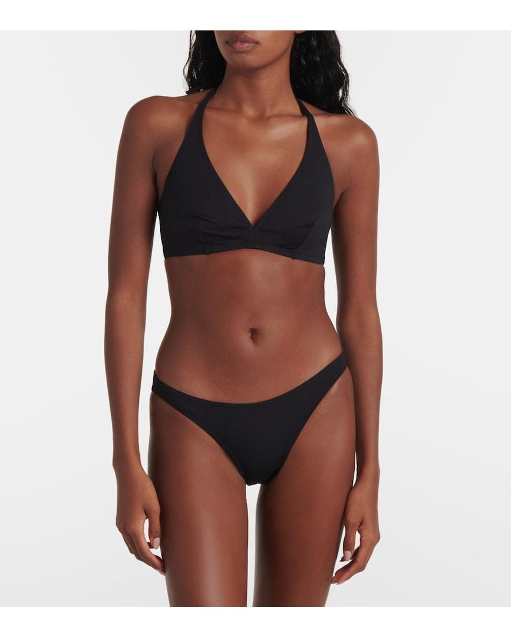 Eres Black Gang Triangle Bikini Top