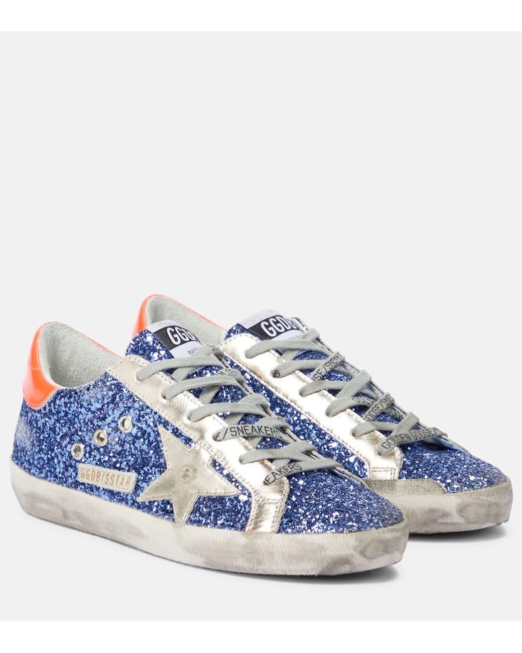 【関税&送料込】Golden  Deluxe Brand Multicolor Leather Golden Goose Super-Star Leather Sneakers - Multicoloured