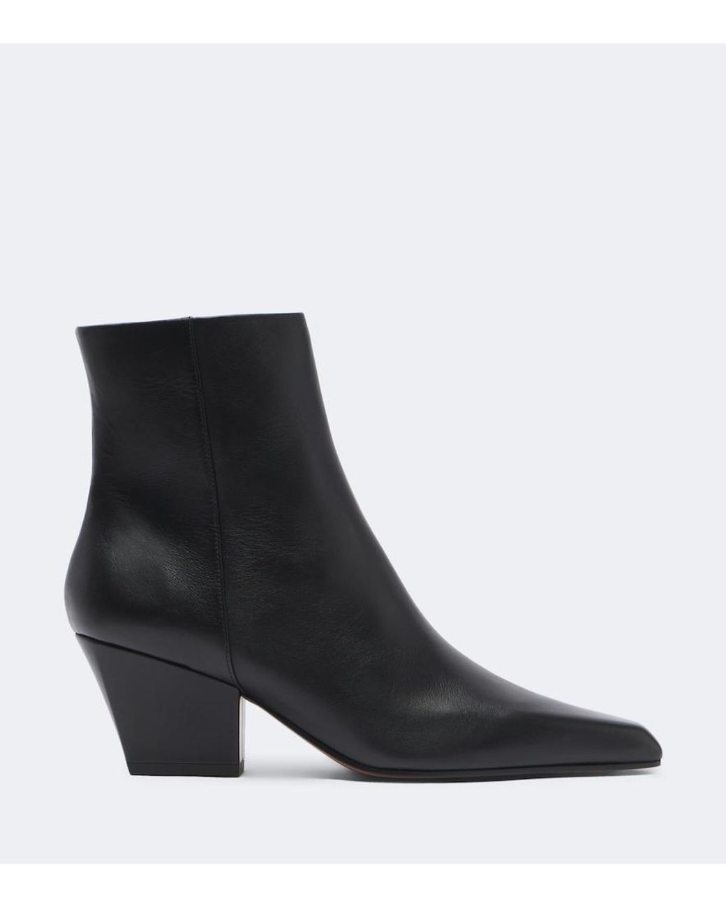 Paris Texas Black Jane Leather Ankle Boots