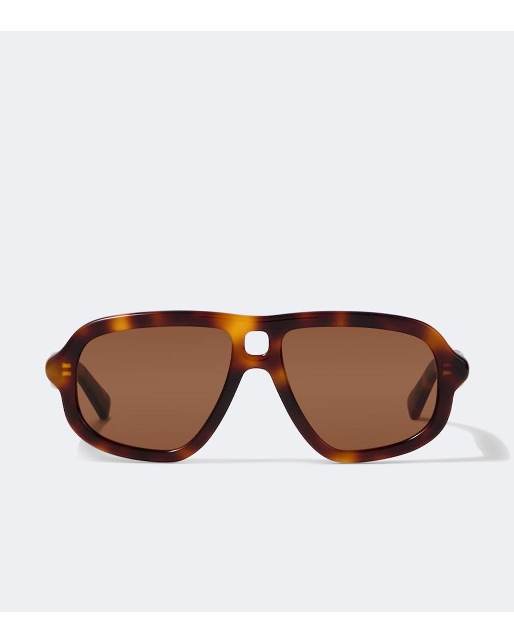 Bottega Veneta Brown Aviator Sunglasses for men