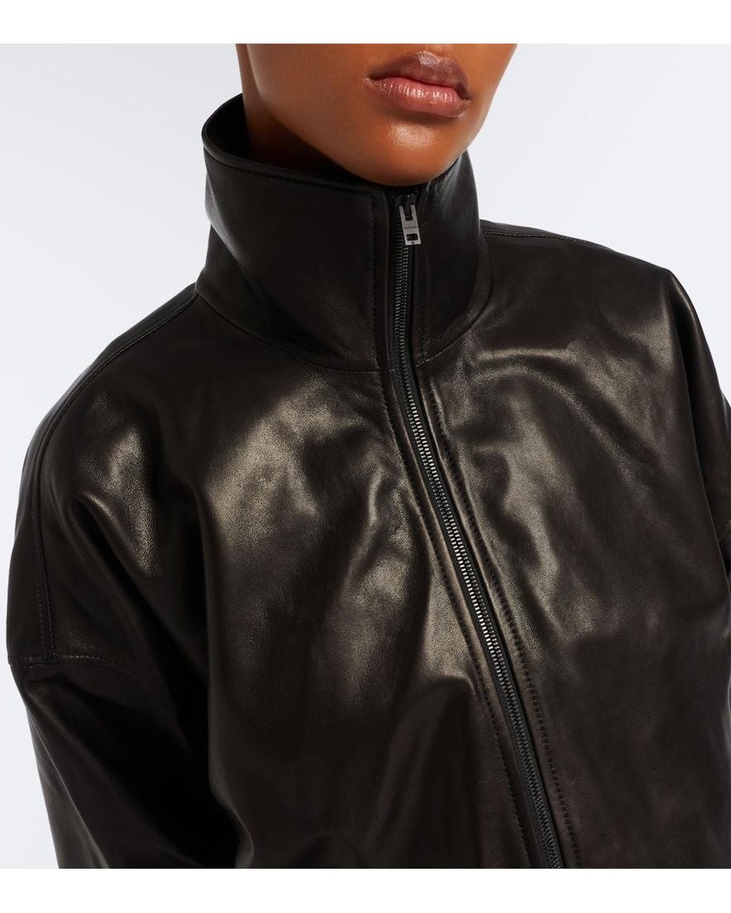 Acne Black Leather Jacket