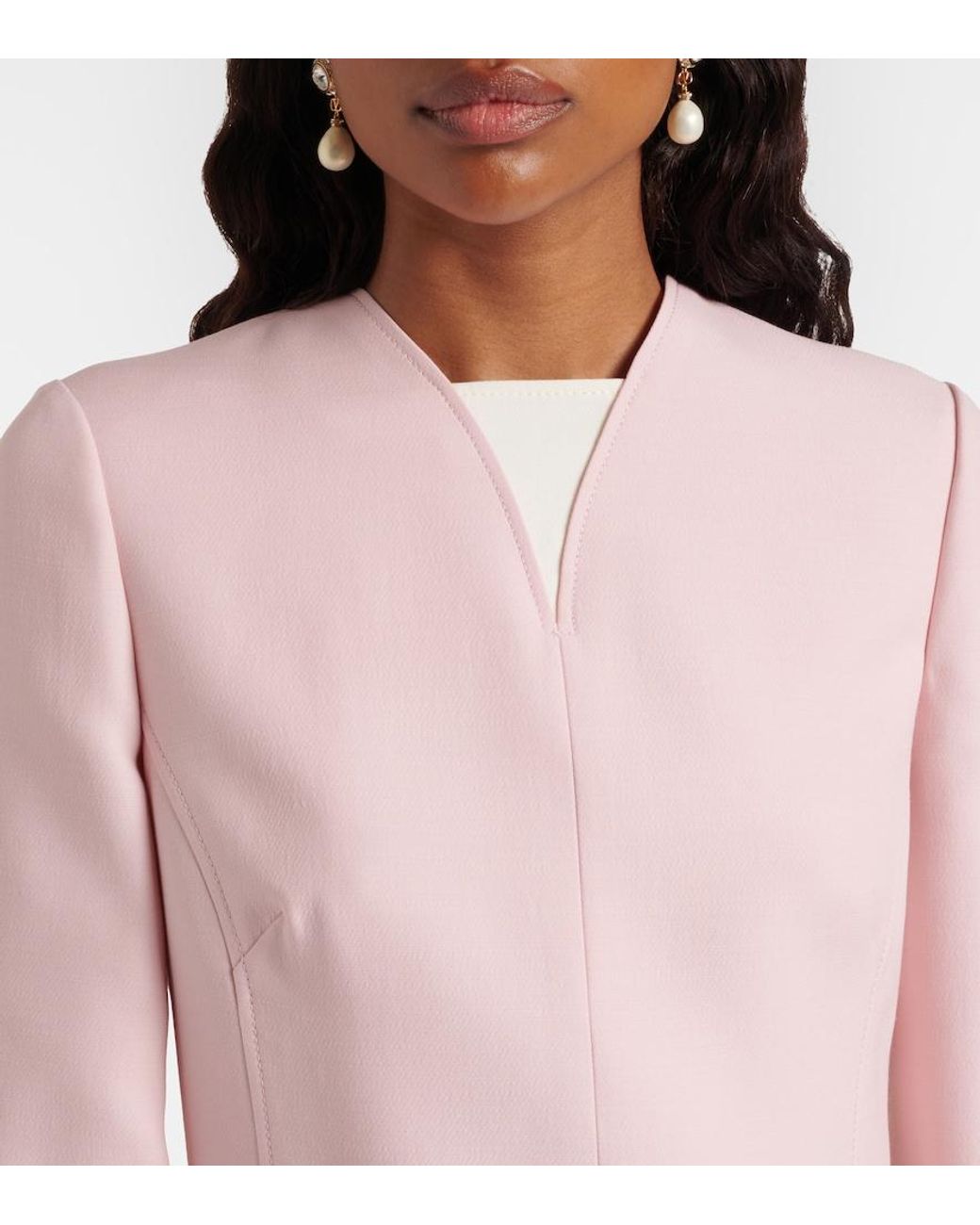 Valentino Garavani Pink Crepe Couture Minidress