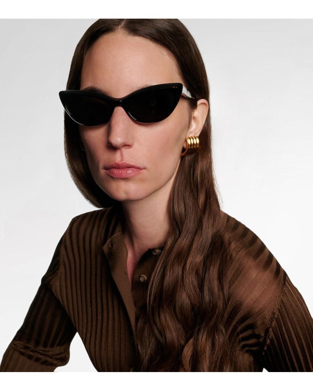 Khaite Blue X Oliver Peoples 1963C Cat-Eye Sunglasses