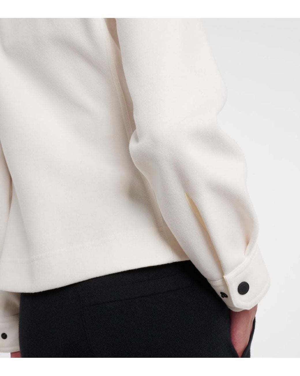 Moncler White Interlock Jacket