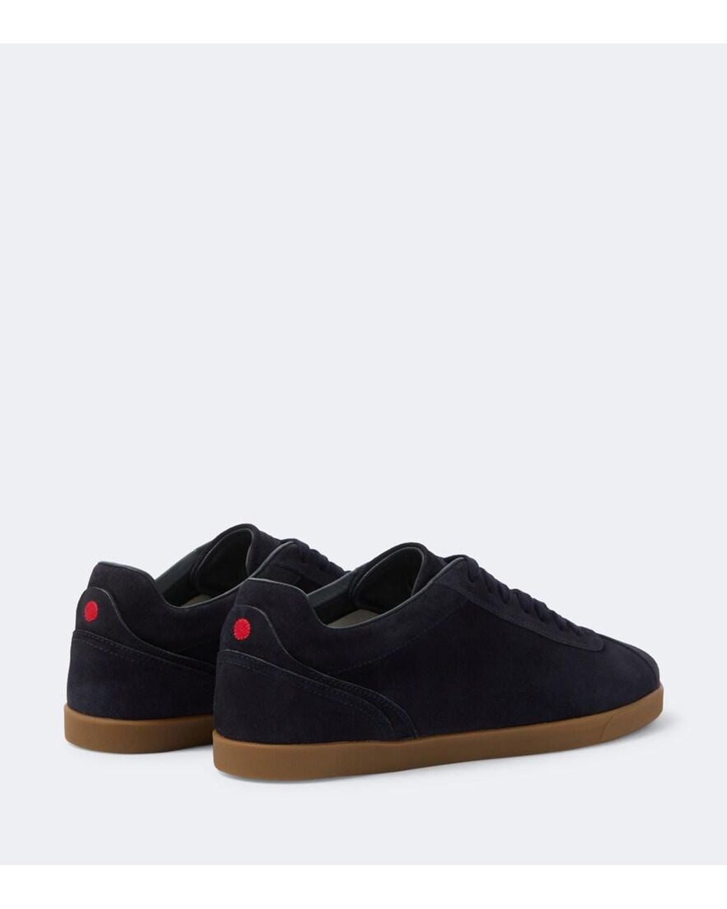 Kiton Blue Suede Sneakers for men