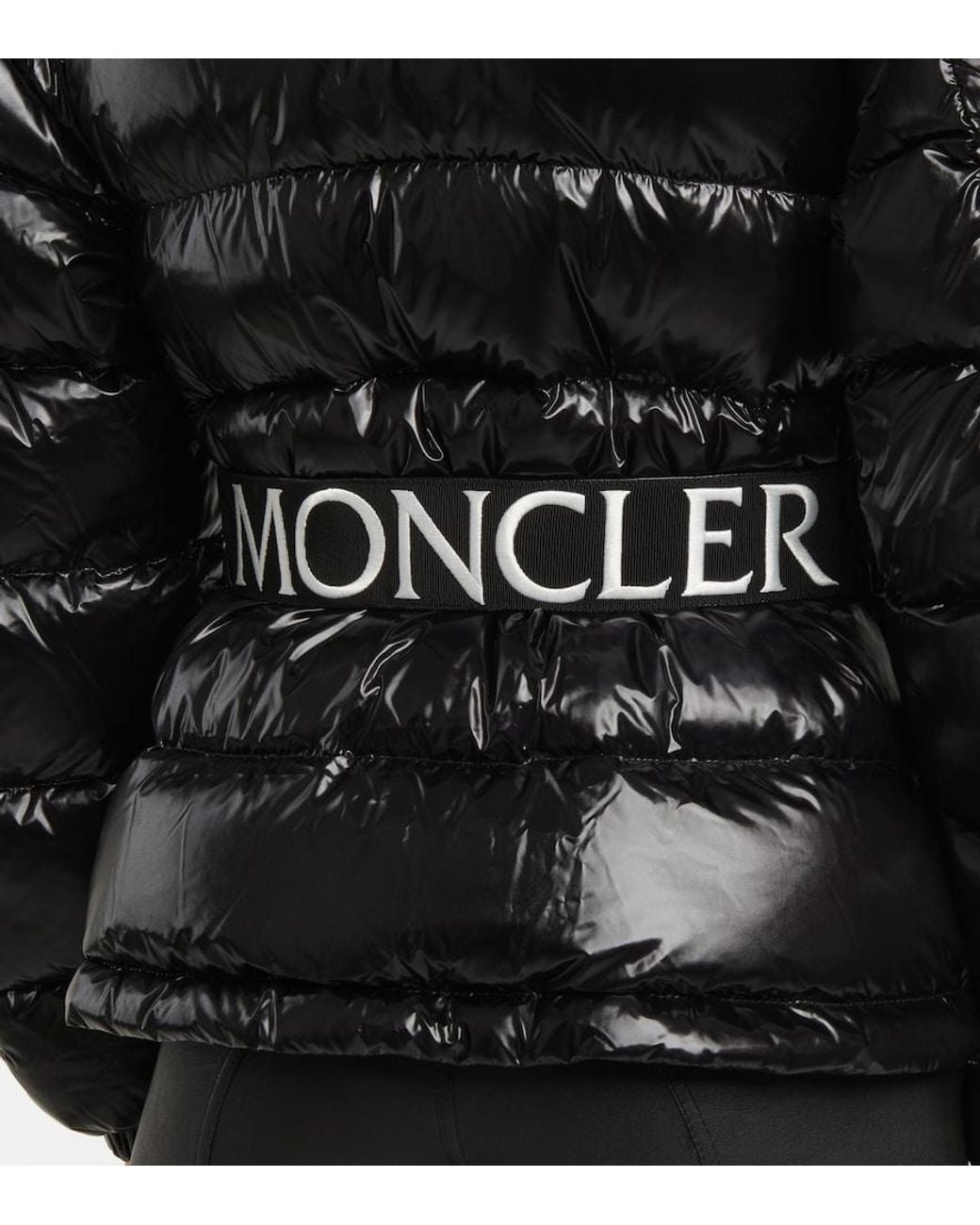 Moncler Black Celepine Nylon Down Jacket