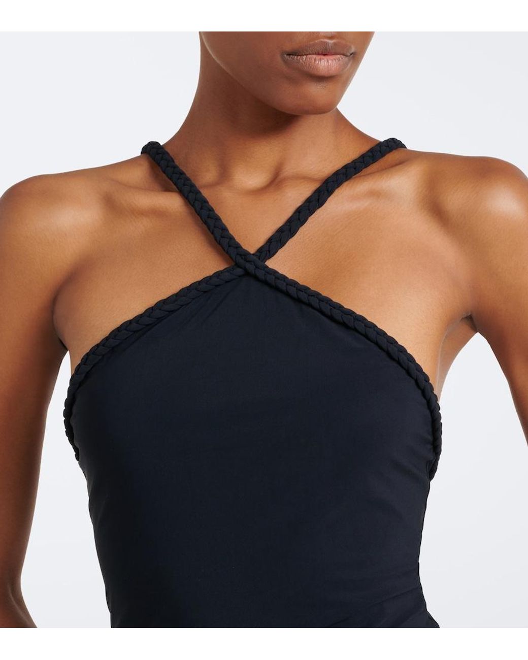 Bottega Veneta Black Knot-Detail Swimsuit