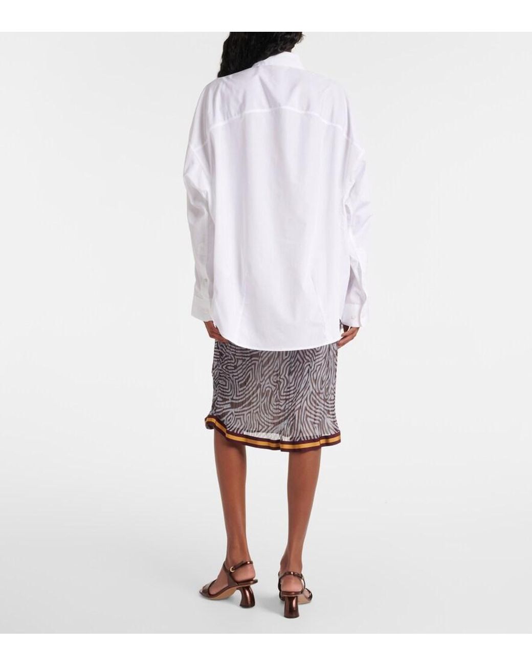 Dries Van Noten White Casio Cotton Shirt