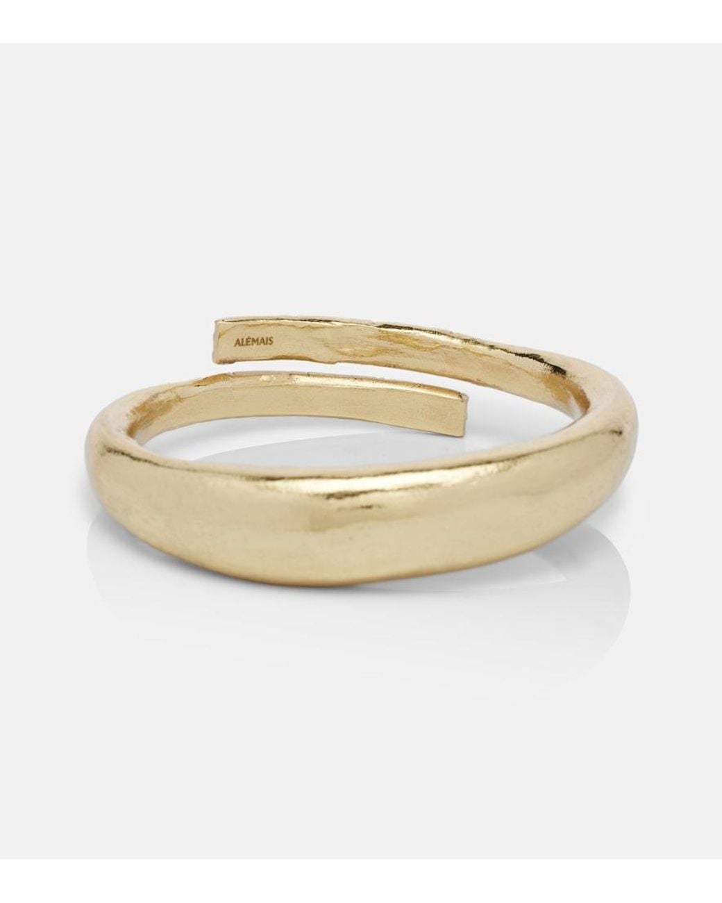 ALÉMAIS White Le Jardin Flat Bangle