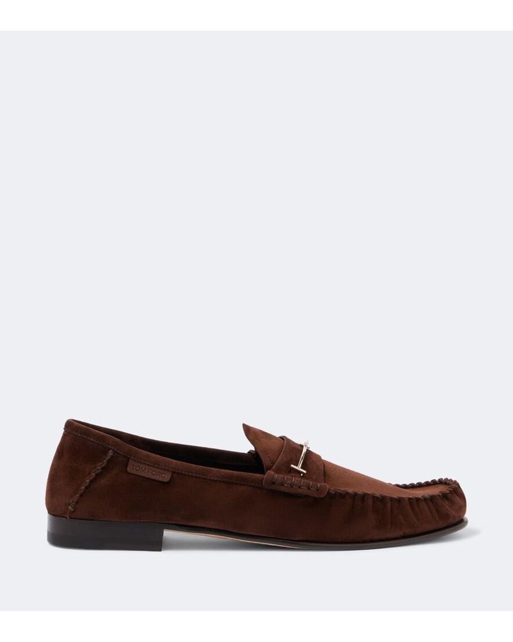 Tom Ford Brown Suede Loafers for men