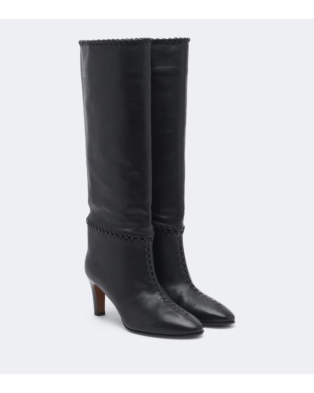Zimmermann Black Alchemy Leather Knee-High Boots