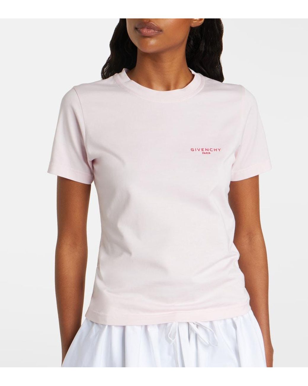 Givenchy Pink Cotton Jersey T-Shirt