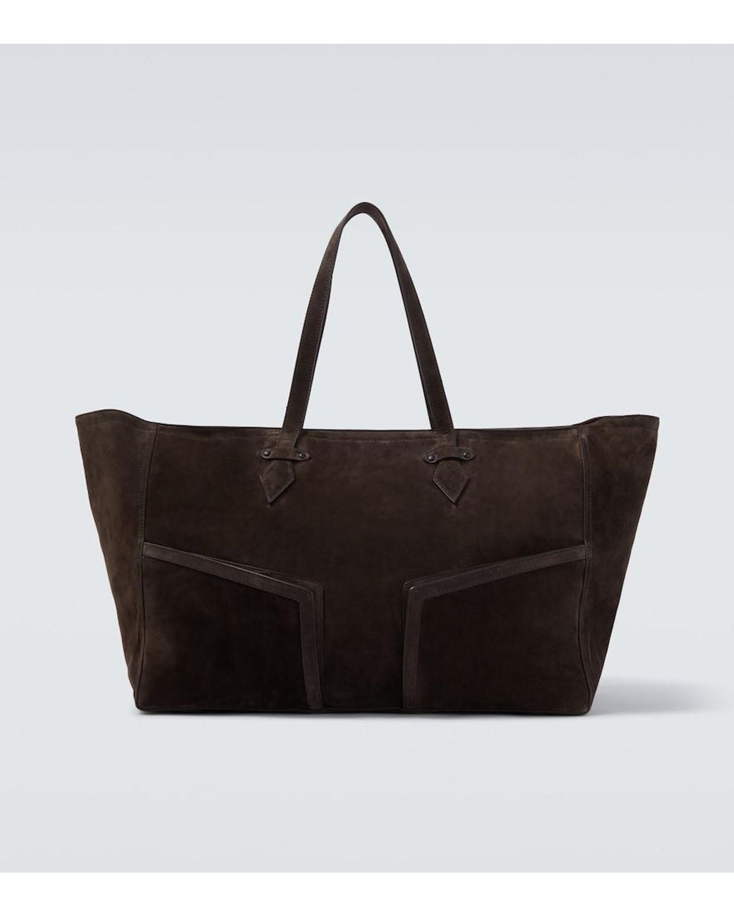 Metier Black Sergeant Suede Duffel Bag for men
