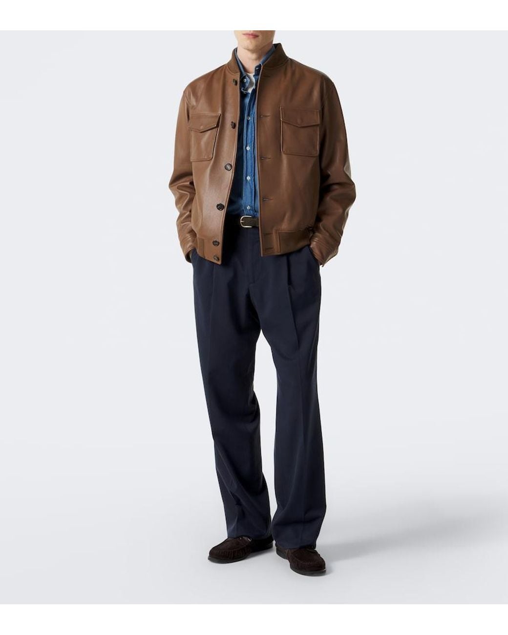 Bomber di Slowear in Brown da Uomo