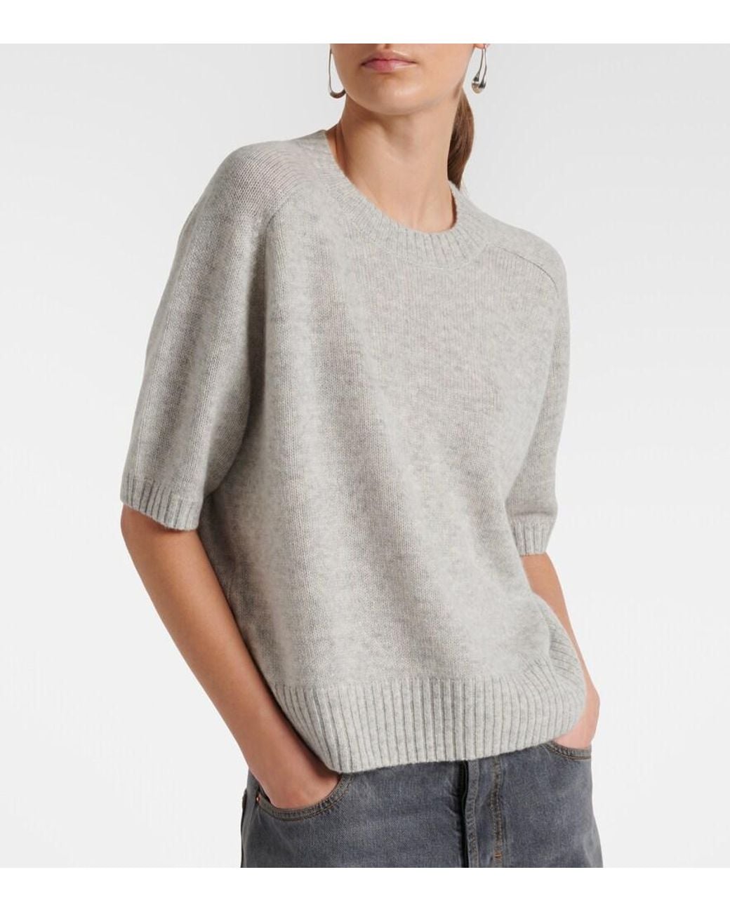 Jardin Des Orangers White Cashmere Sweater