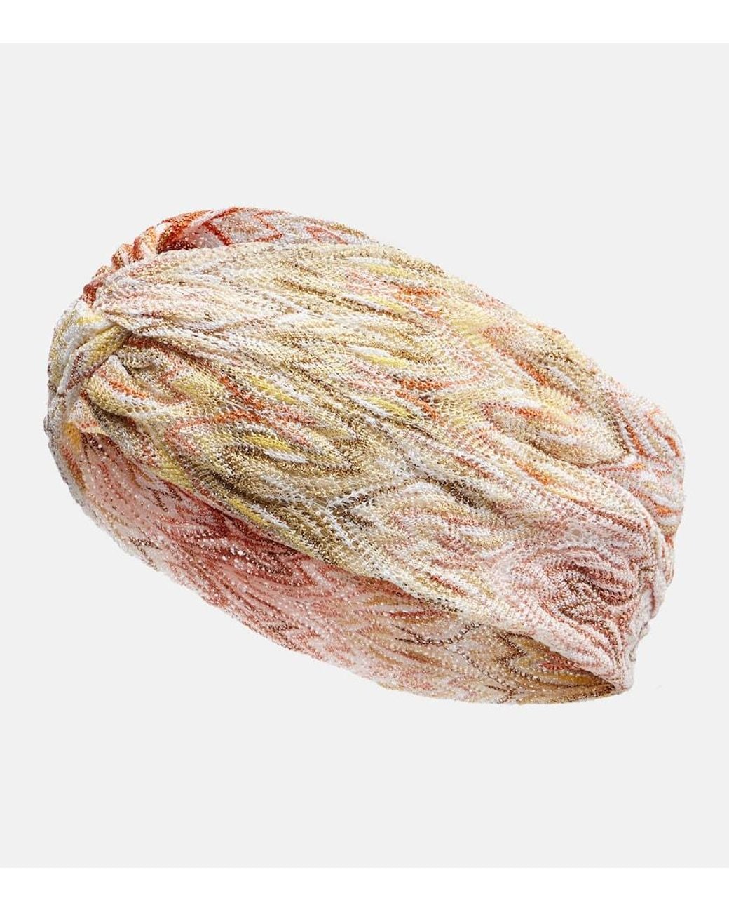 Missoni Pink Zigzag Lame Headband