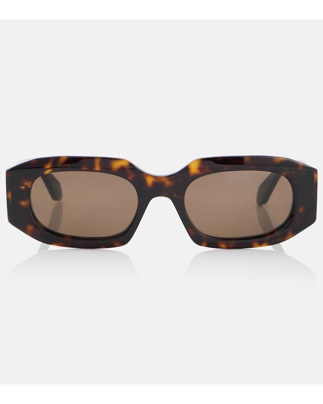 Alaïa Brown Rectangular Sunglasses