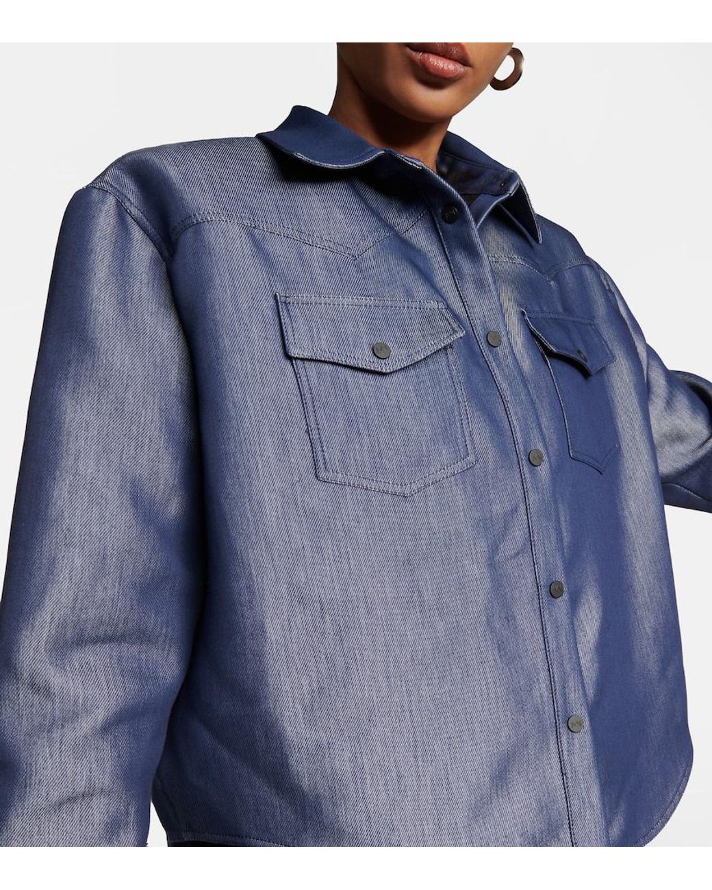 The Mannei Blue Toledo Cotton-blend Shirt