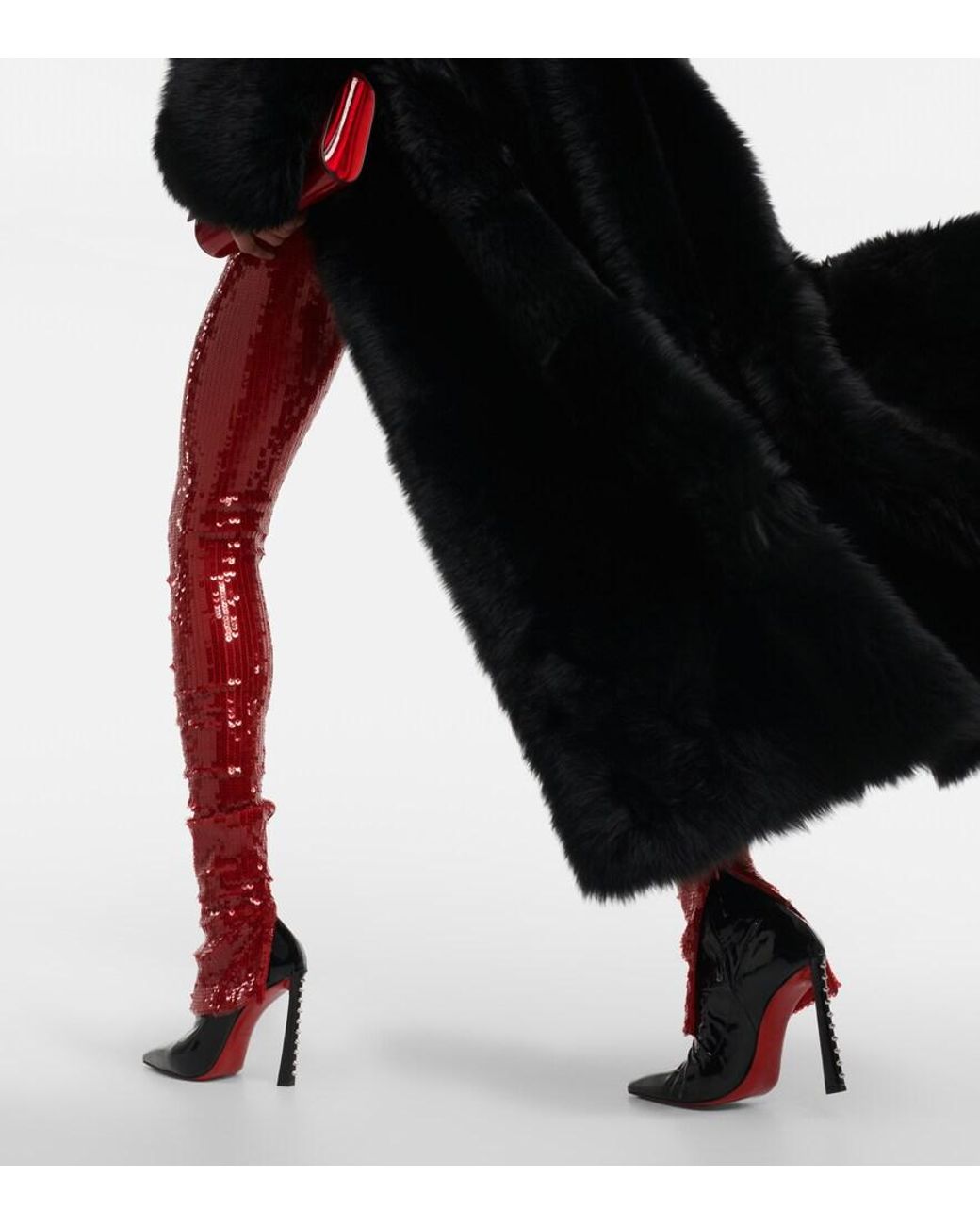 Christian Louboutin Black Condorapik 100 Embellished Ankle Boots