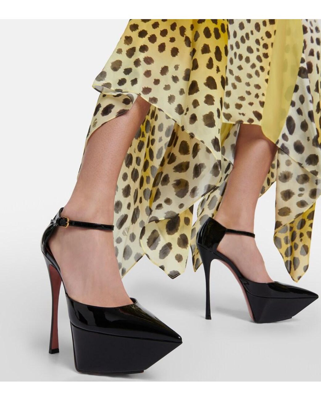 AMINA MUADDI Black Angelica 150 Pumps