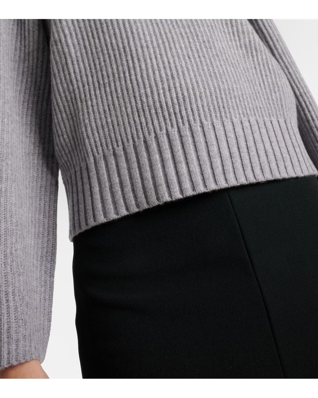 Dorothee Schumacher Gray Wool And Cashmere Sweater