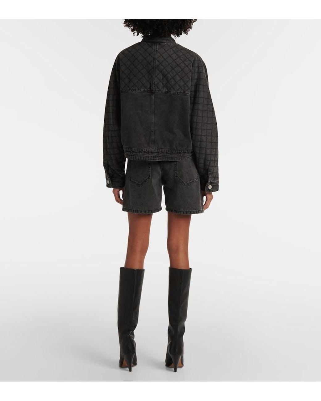 Isabel Marant Black Denim Jacket Celiany